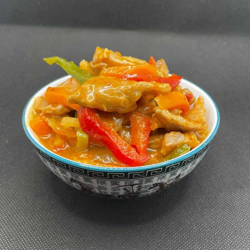Porc sauté piquant