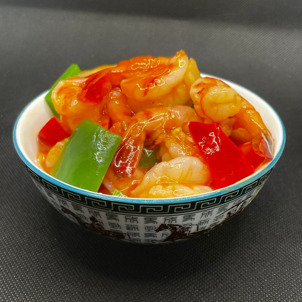 Crevettes sauce aigre-douce